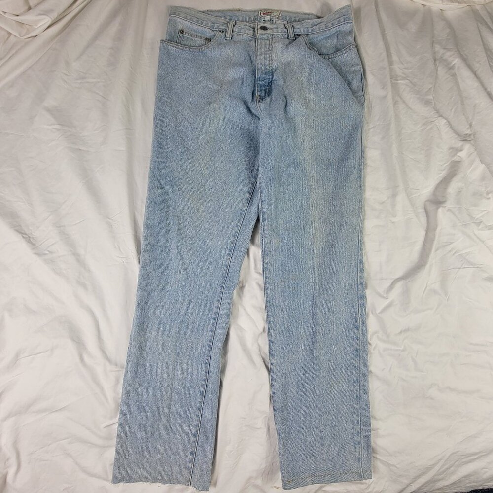 Vintage Guess By Georges Marciano Mens 38 Light Wash Blue Jeans Made In The USA